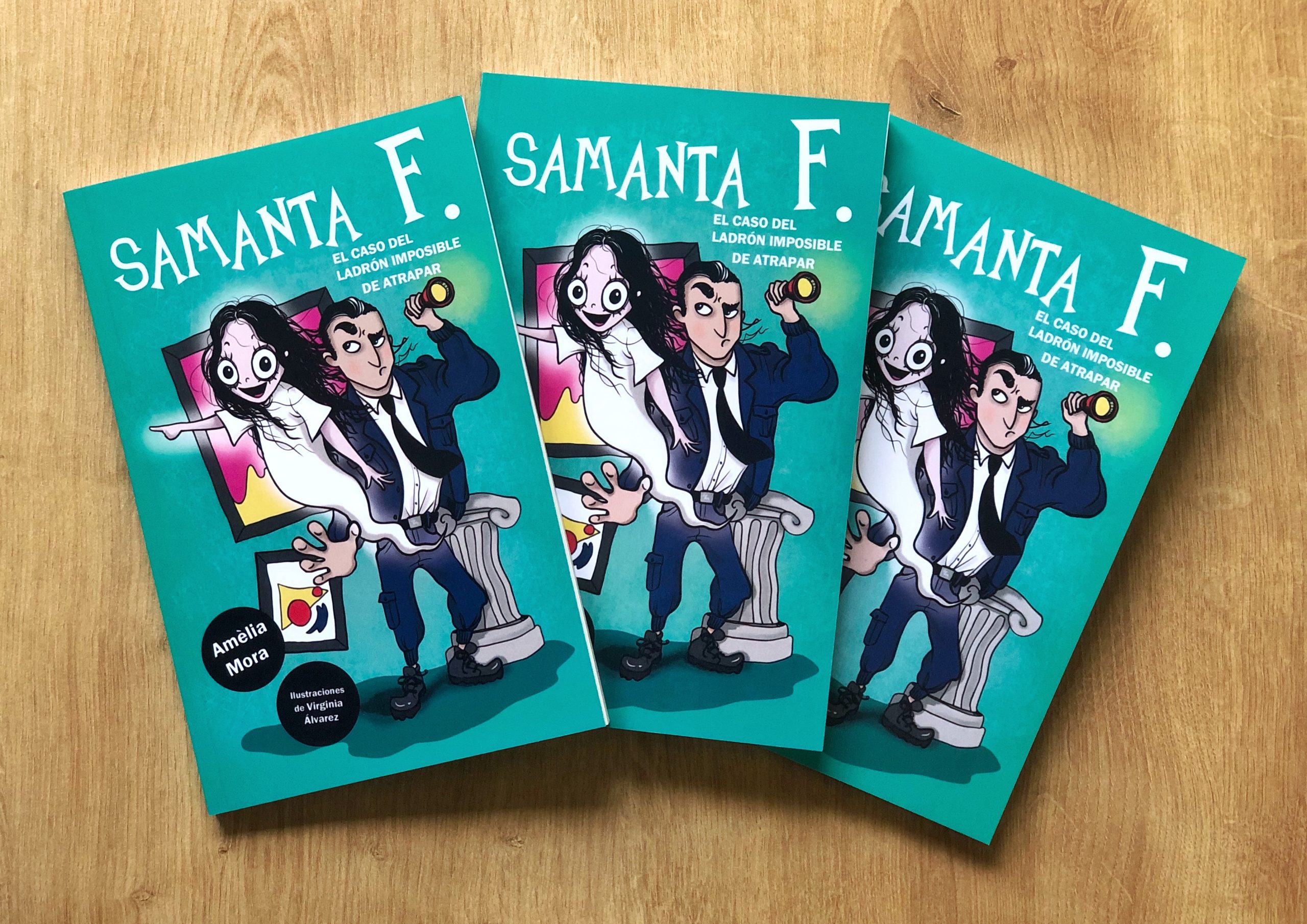 Los tres ejemplares sorteados de "Samanta F.: El caso del ladrón imposible de atrapar"